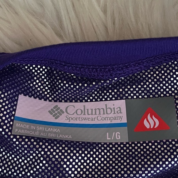 {Columbia} Omni-Heat Midweight Long Sleeve Thermal Reflective Top in Purple - Picture 11 of 15